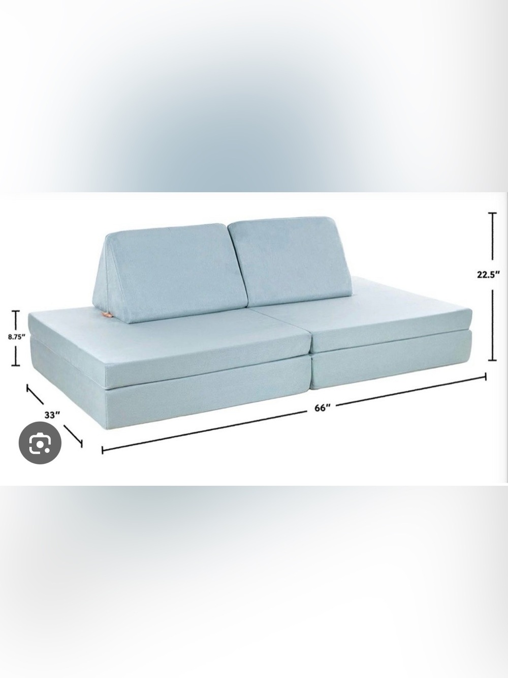 Nugget Comfort Couch Cover - Daybreak, EUC